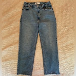 Abercrombie Ankle Straight Ultra High Rise